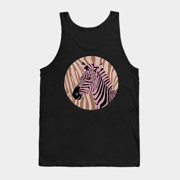 Zebra Tank Top by CalliLetters